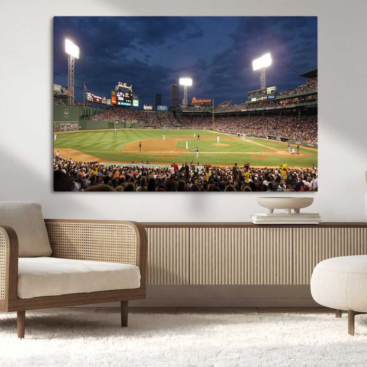 Boston Red Sox Baseball Team Print Canvas - Massachusetts