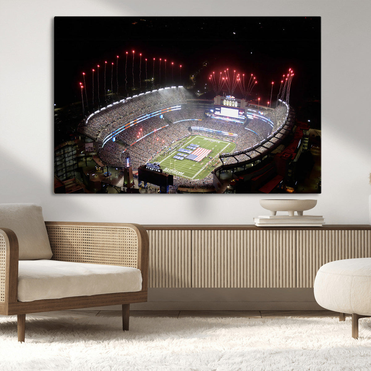 New England Patriots Team Print Wall Art- Foxborough