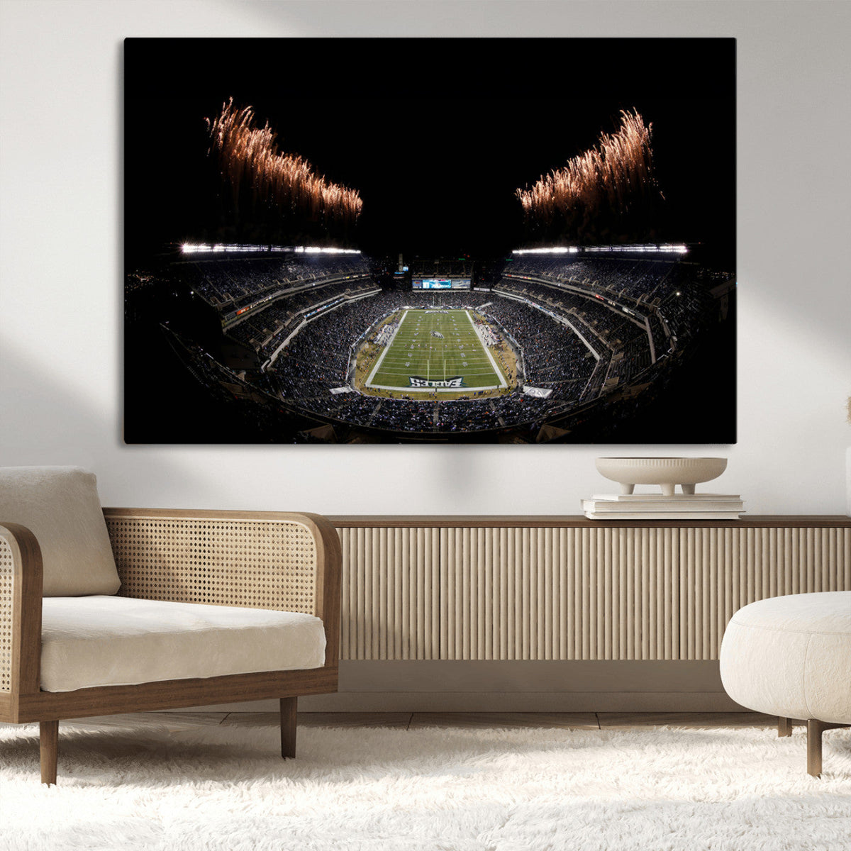 Eagles Field Stadium Wall Art | Philadelphia Eagles Football