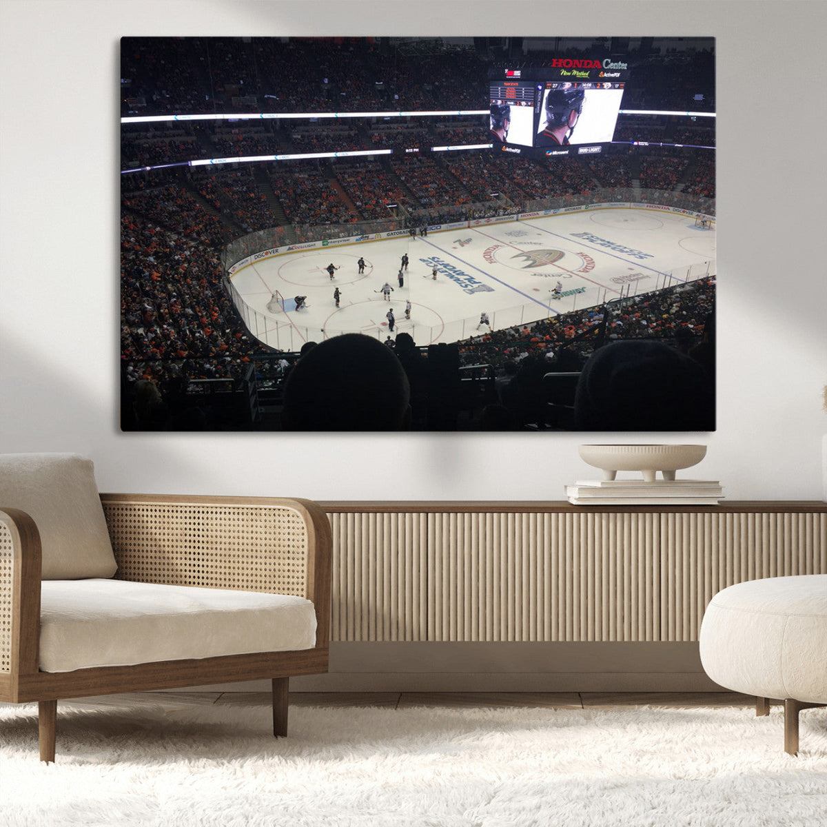 Honda Center California Anaheim Ducks Hockey Stadium Wall