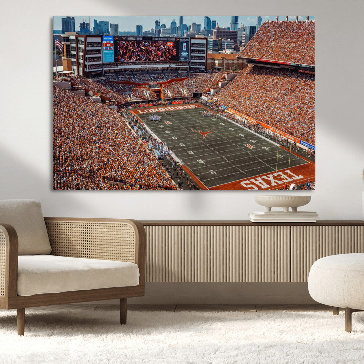 University of Texas Longhorns Football Team Print - Austin