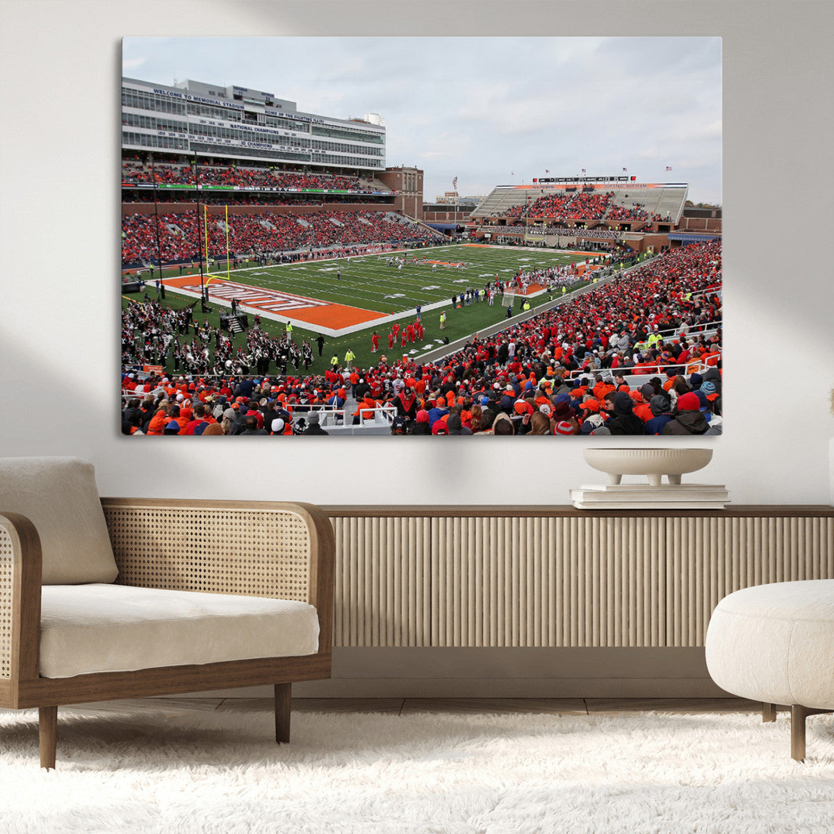 University of Illinois Fighting Illini Football Team Print -