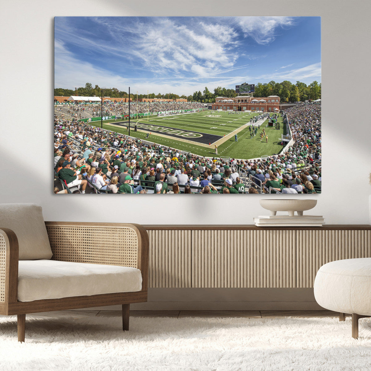 University of Charlotte 49ers Football Team Print -