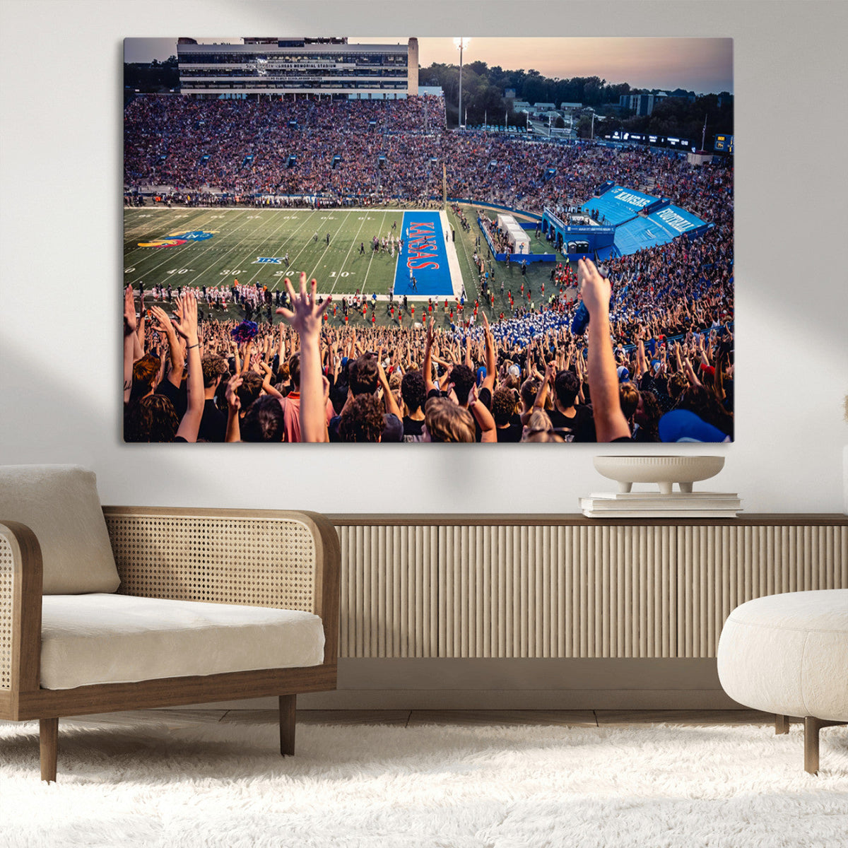 University of Kansas Jayhawks Football Team Art Print -