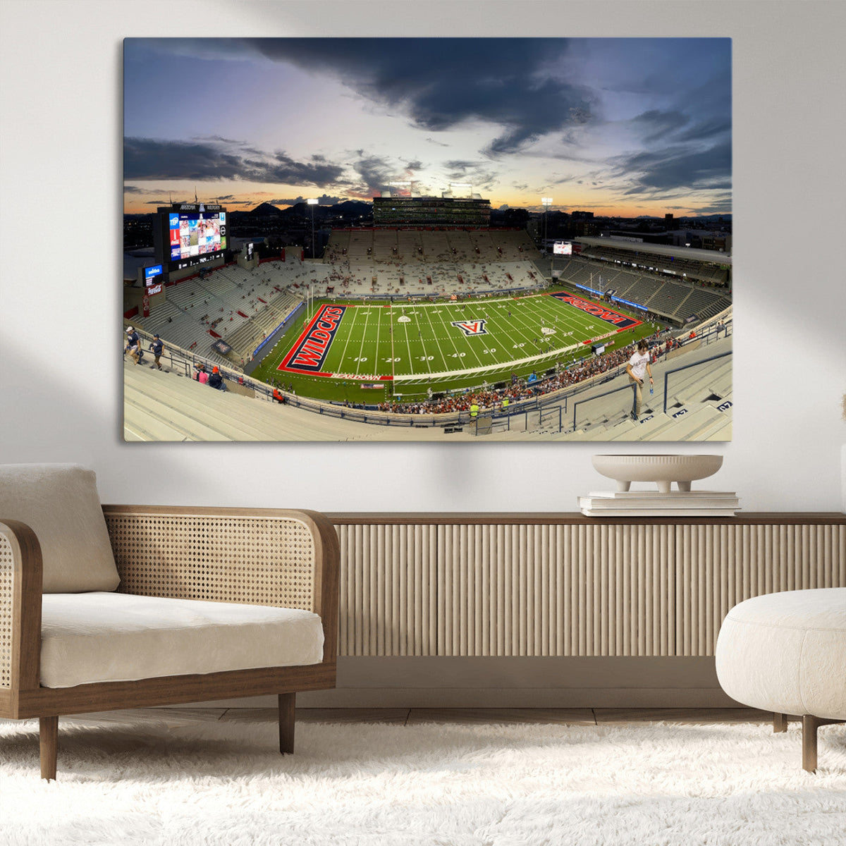 Arizona Wildcats Football Team Print - Tucson Arizona