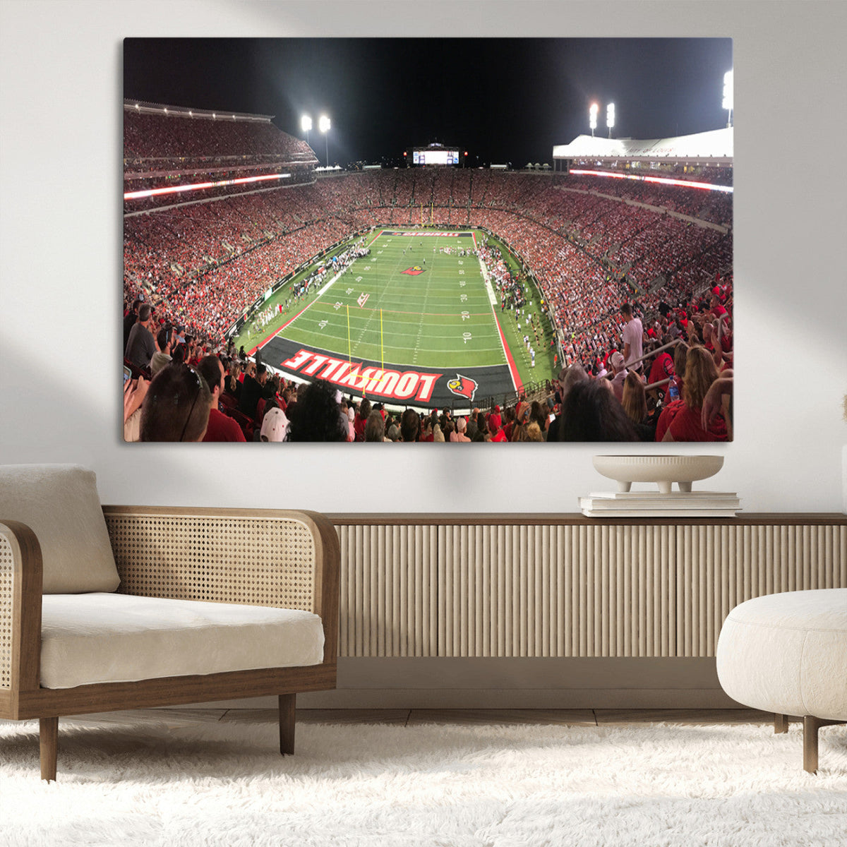 University of Louisville Cardinals Football Team Print -