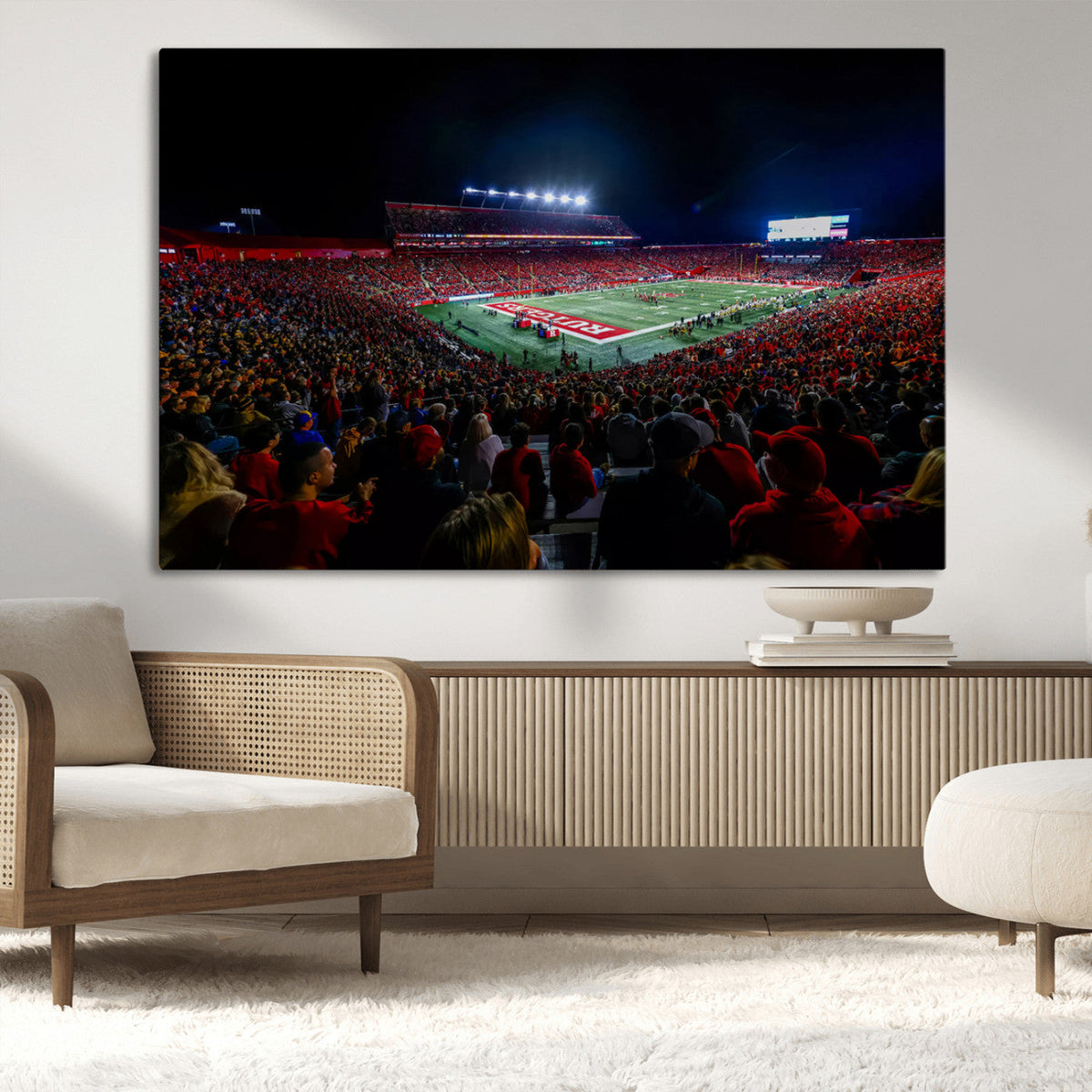 Rutgers Scarlet Knights Football Team Print - SHI Stadium,