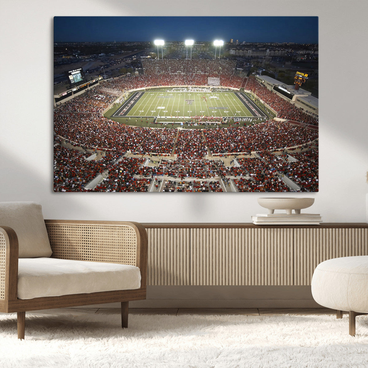 Texas Tech Red Raiders Football Team Print - Lubbock Jones