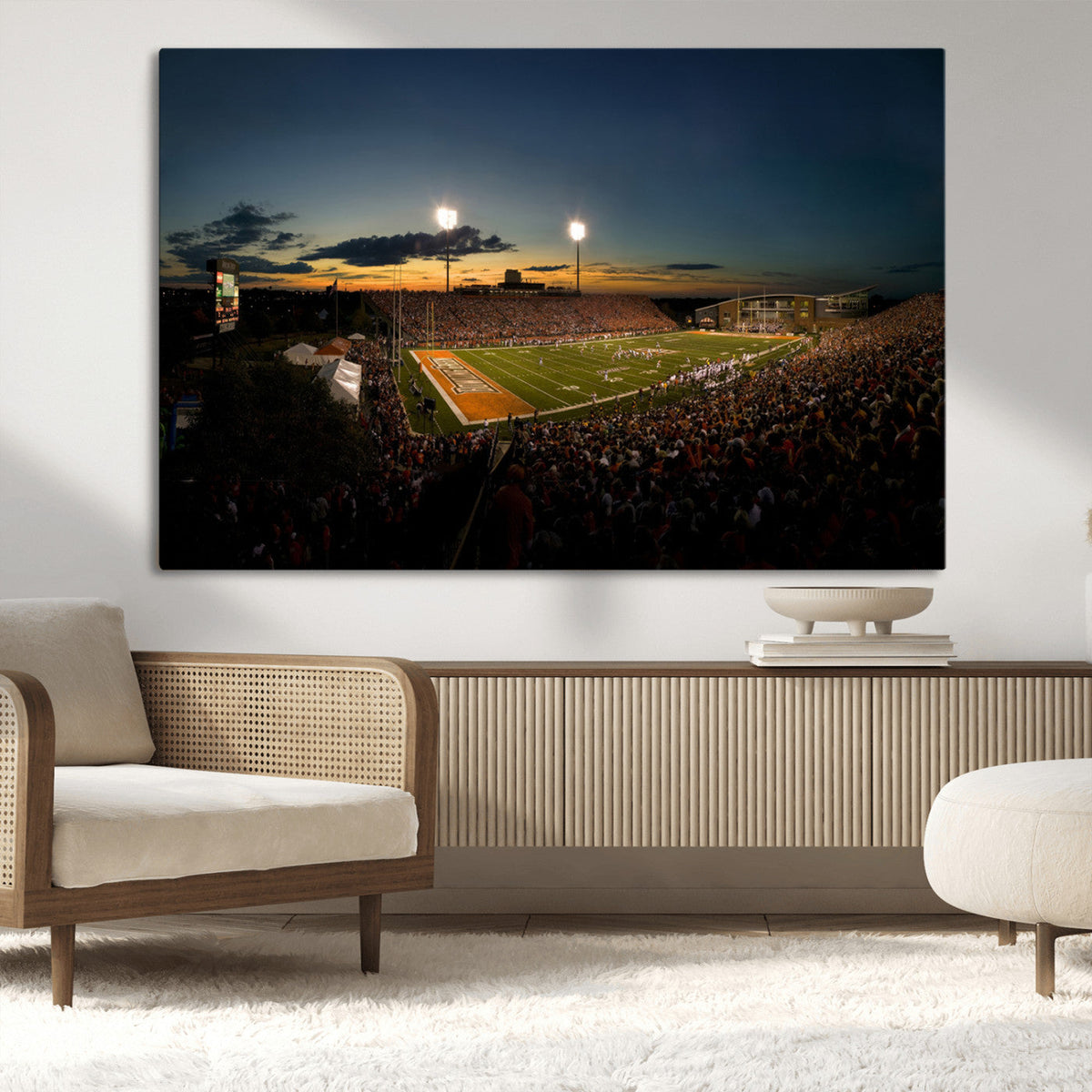 Ball State Cardinals Football Team Print - Muncie Scheumann