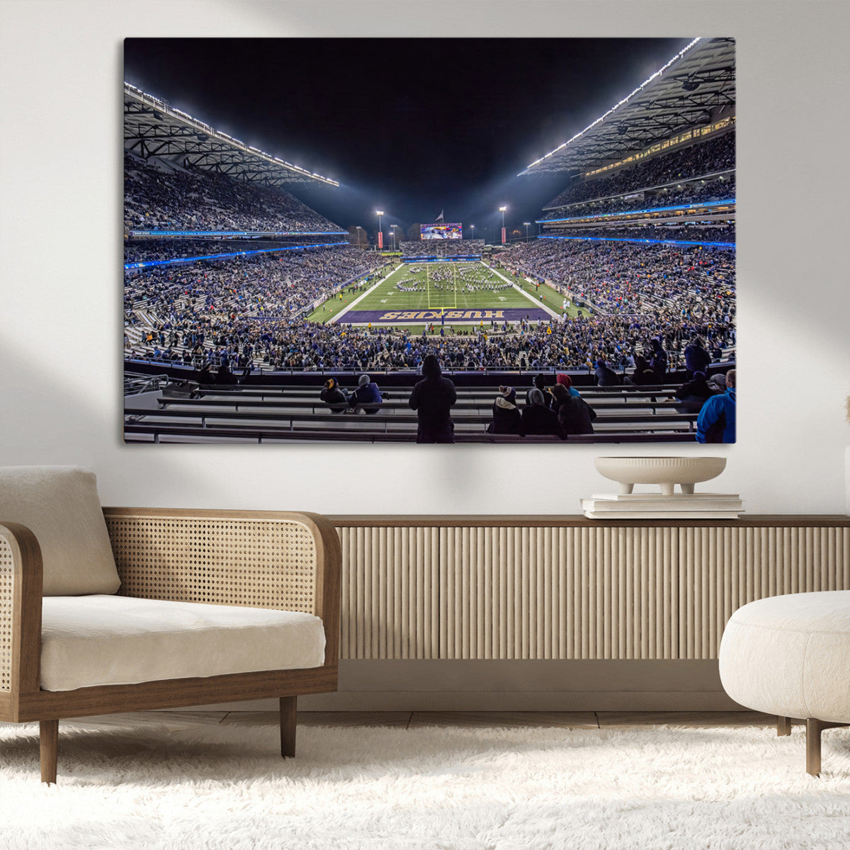 The University of Washington Huskies Football Team Print -