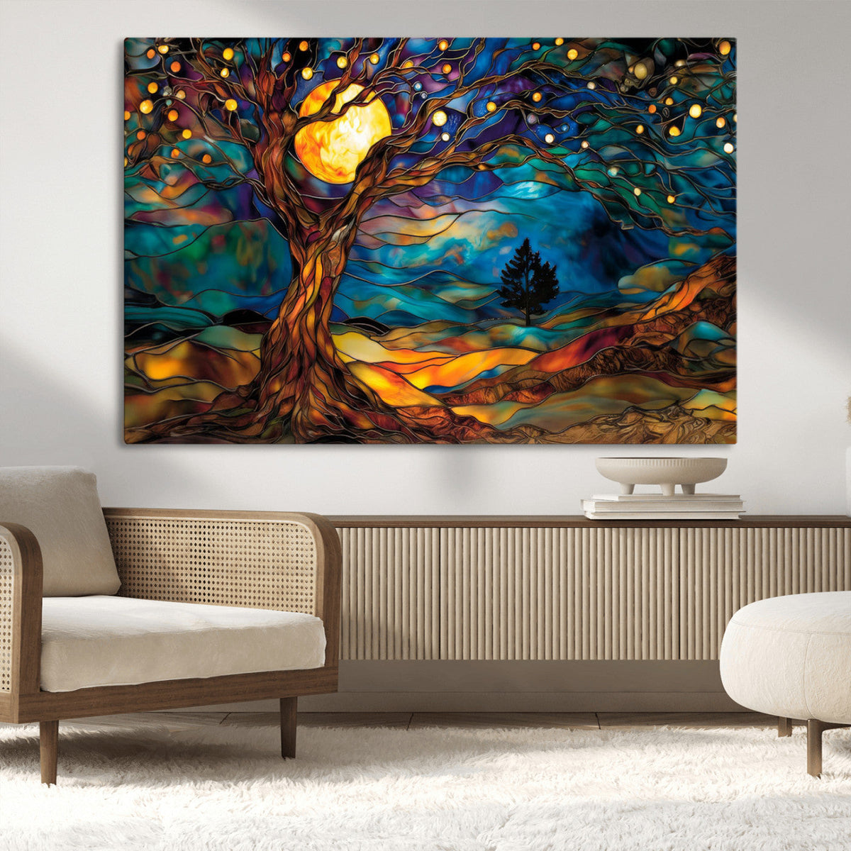 Tree of Life Wall Art - Yggdrasil Tree of Life Canvas Print