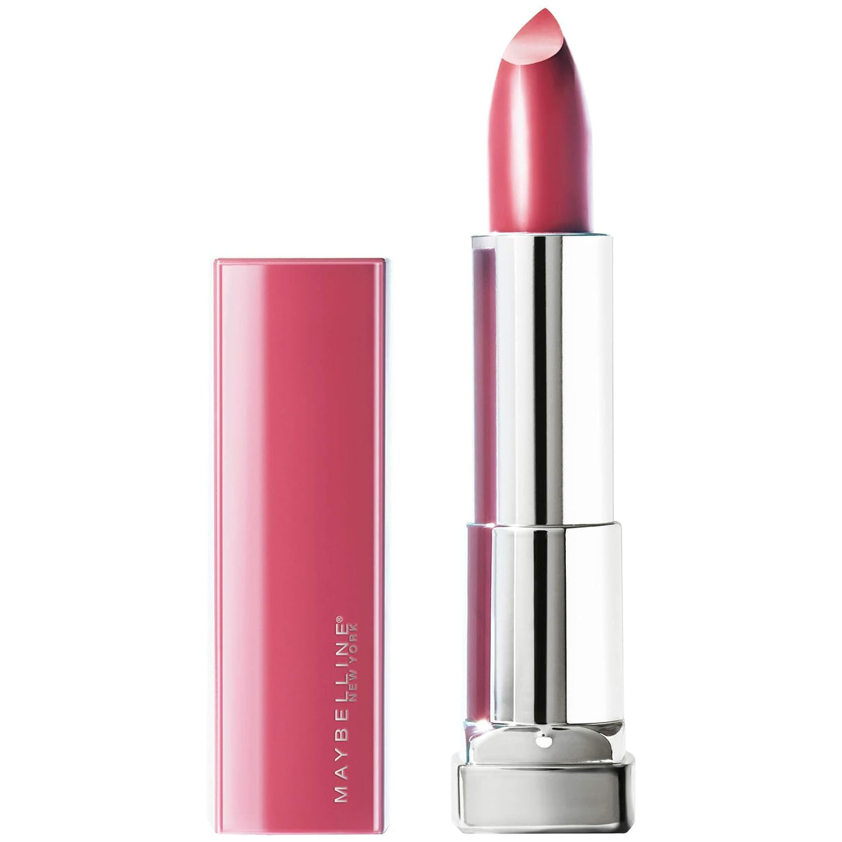 2-PACK Maybelline Color Sensational Made for All Lipstick, Crisp Lip Color & Hydrating Formula, 376 Pink For Me, Nude Pink