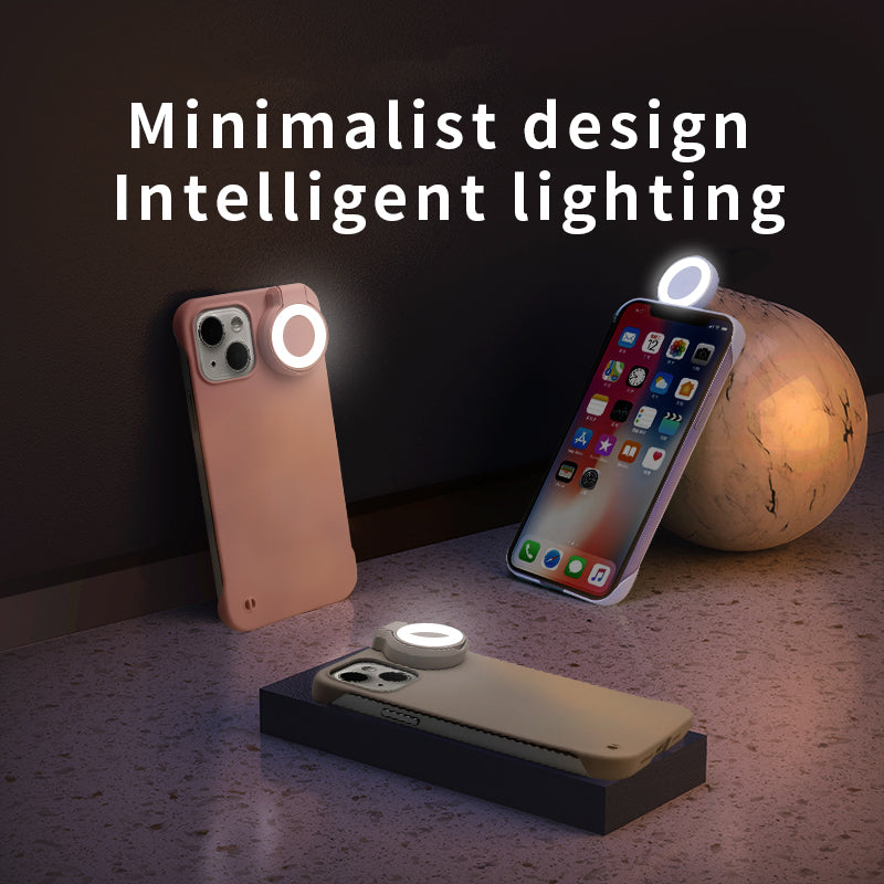 Ring Selfie Flip Light iPhone Case - 3 Colors