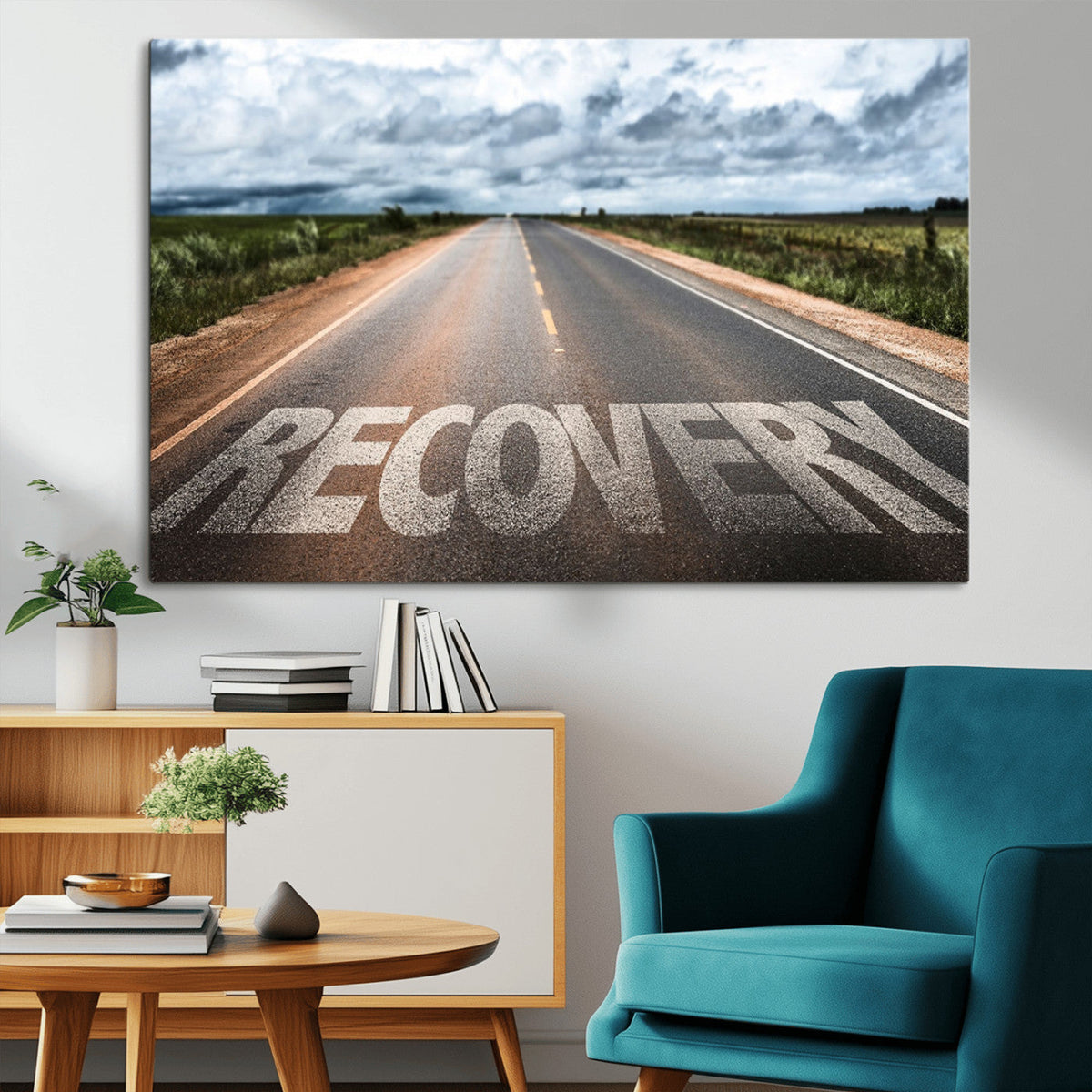 Recovery Road Wall Art Canvas Print