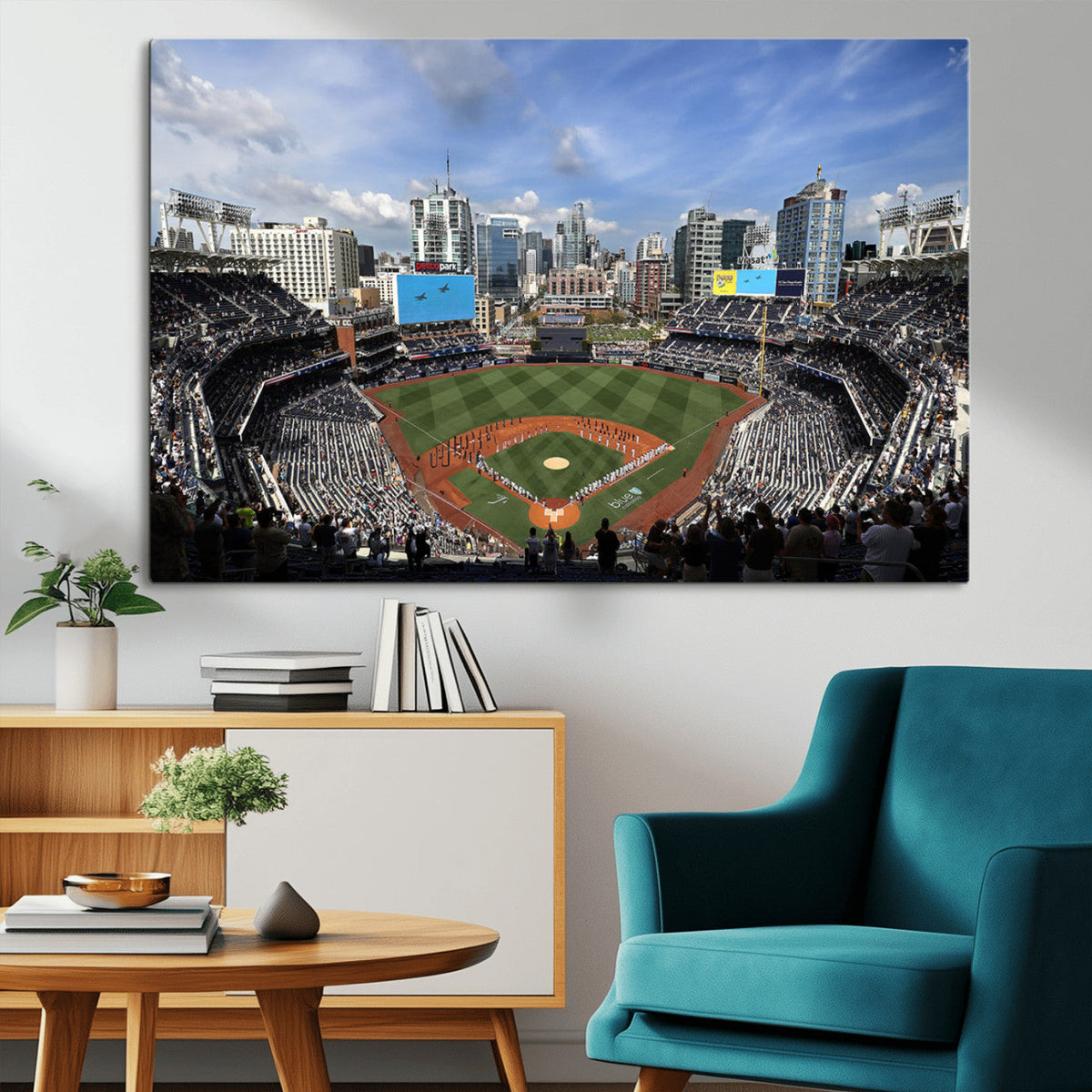 San Diego Padres Baseball Team Print - Petco Park Stadium