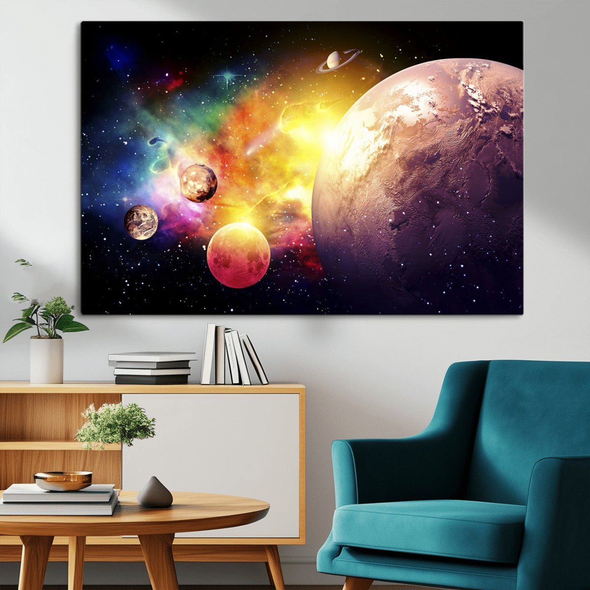 Space and Galaxy Canvas Print