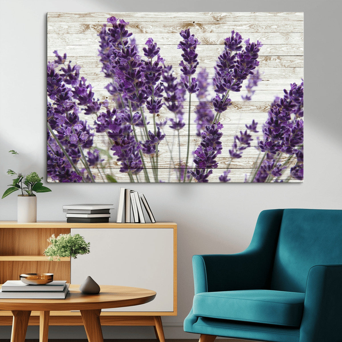 Lavender Herb Wall Art Canvas Print