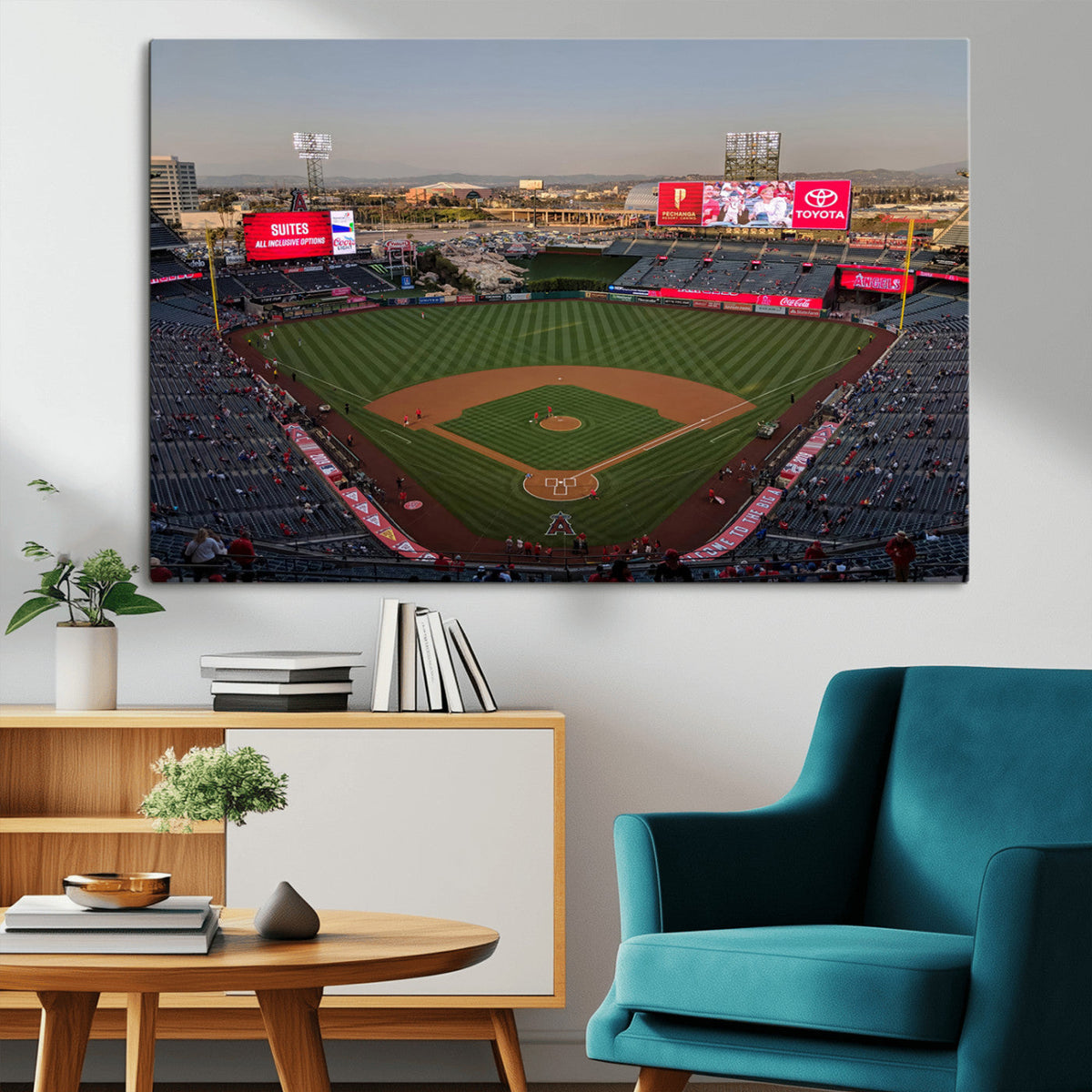 Los Angeles Angels Baseball Canvas Print - Anaheim Angel