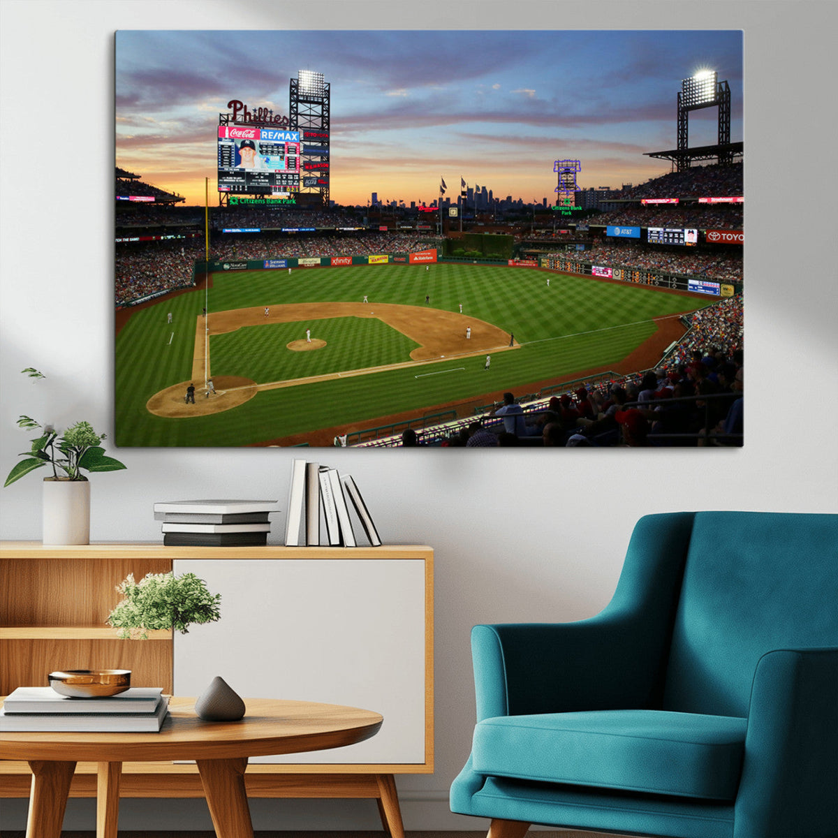 Citizens Bank Park Philadelphia Phillies Wall Art Canvas |