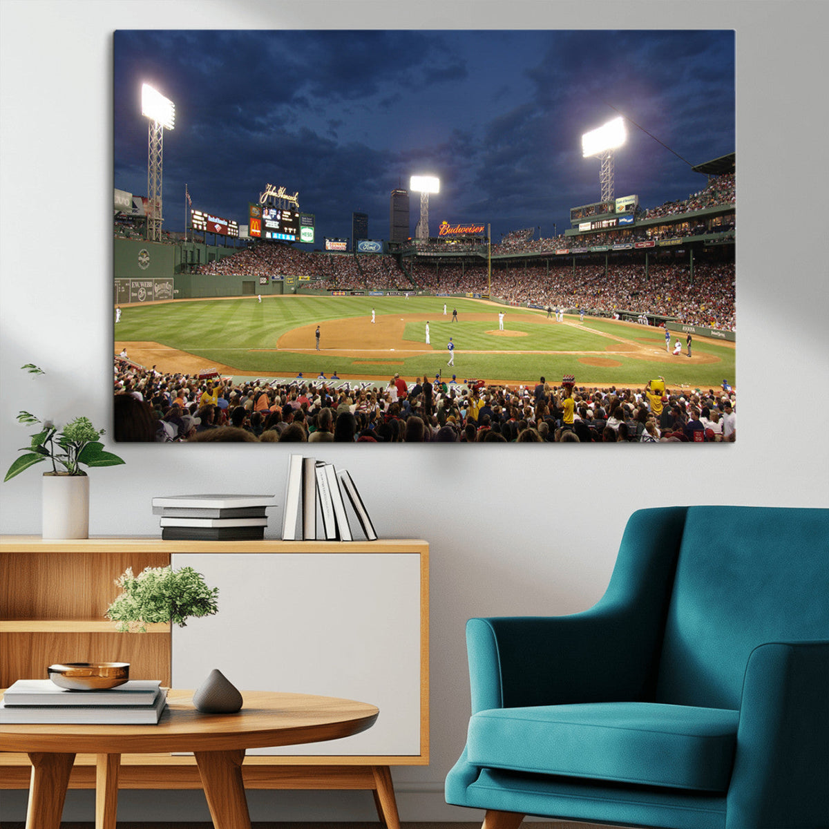 Boston Red Sox Baseball Team Print Canvas - Massachusetts