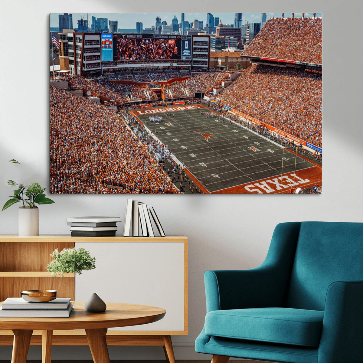 University of Texas Longhorns Football Team Print - Austin
