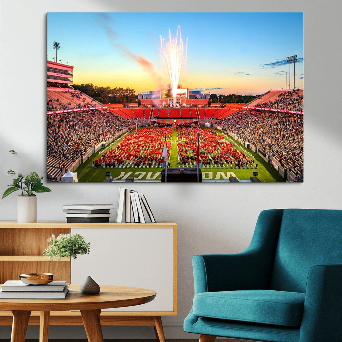 North Carolina State University Canvas Print, North Carolina