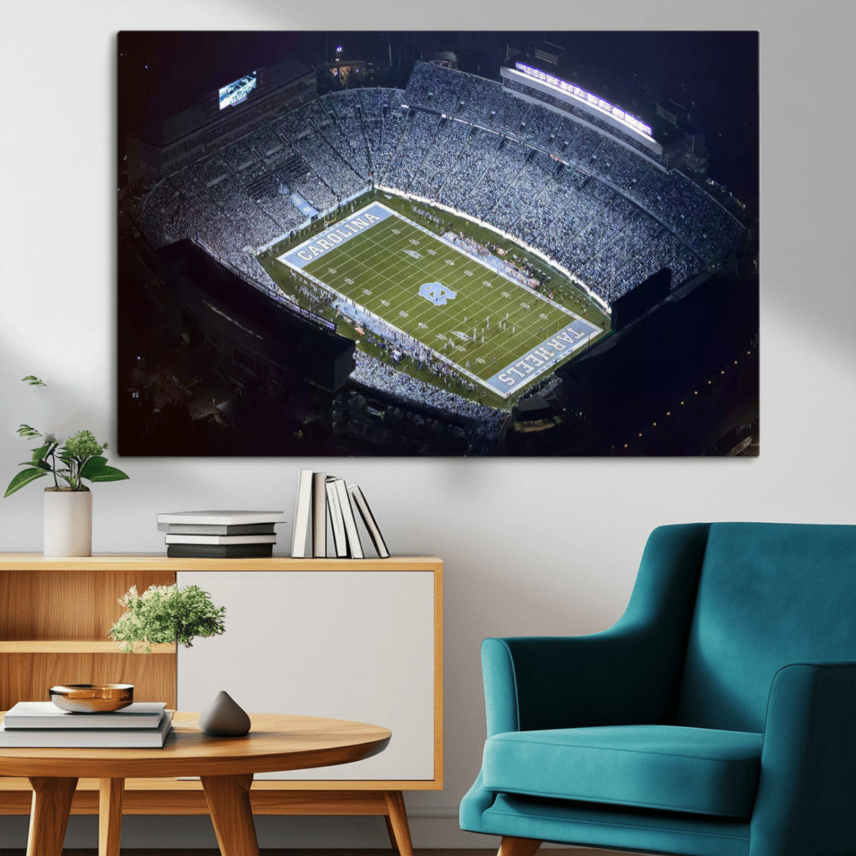 University of North Carolina Tar Heels Football Team Print -