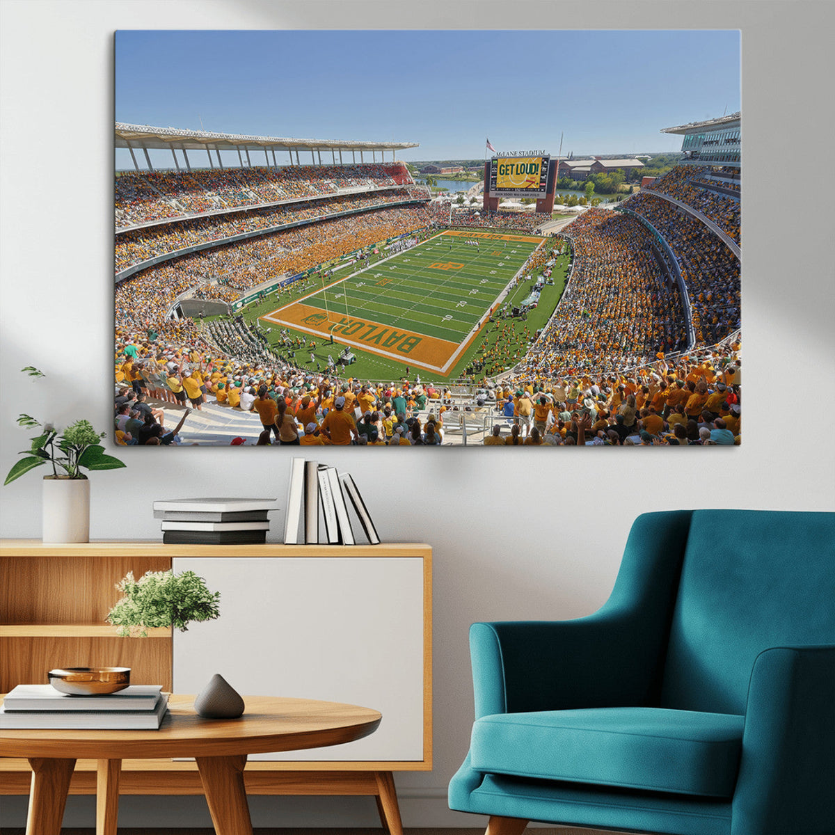 Baylor University Bears Football Team Print - Waco McLane