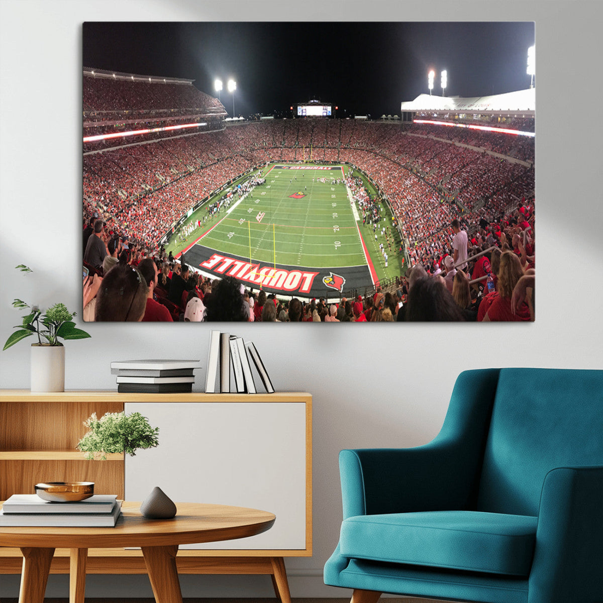University of Louisville Cardinals Football Team Print -