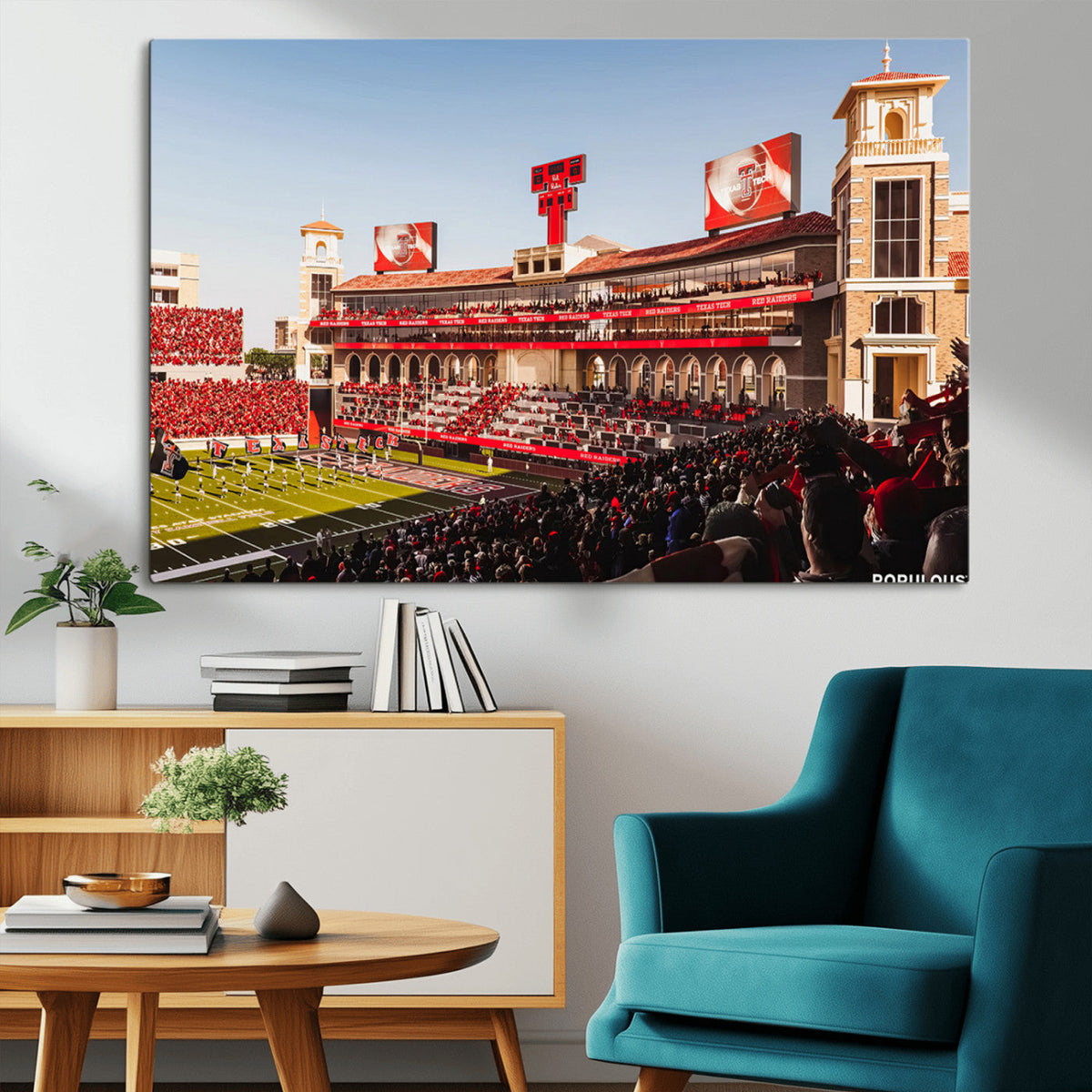 Jones AT&T Stadium Texas Tech Red Raiders Wall Art | Large