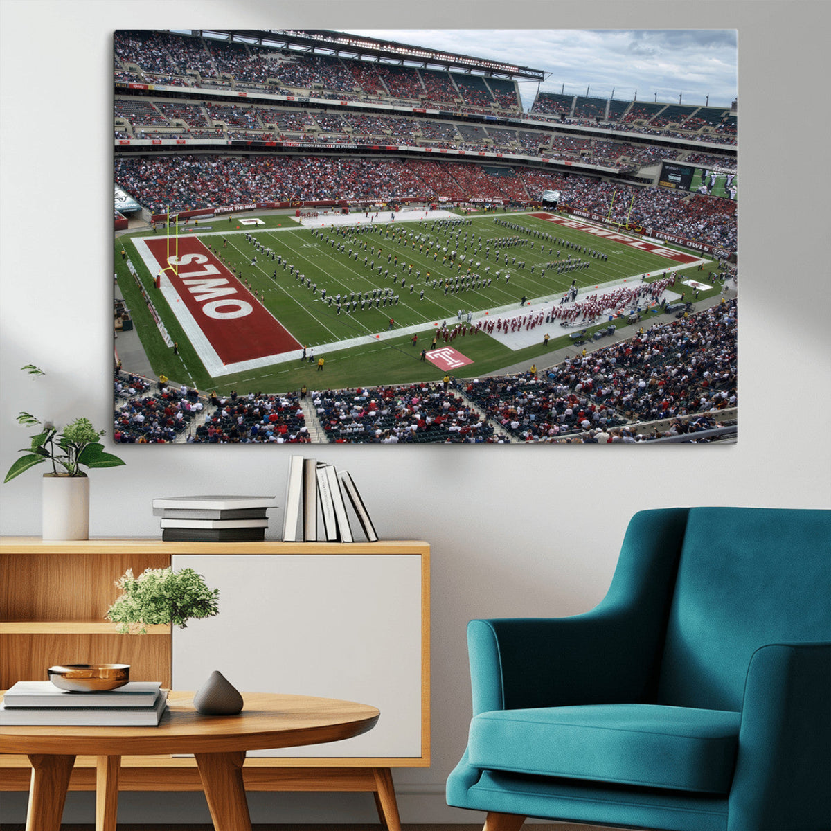The Temple University Owls Athletics Team Print -