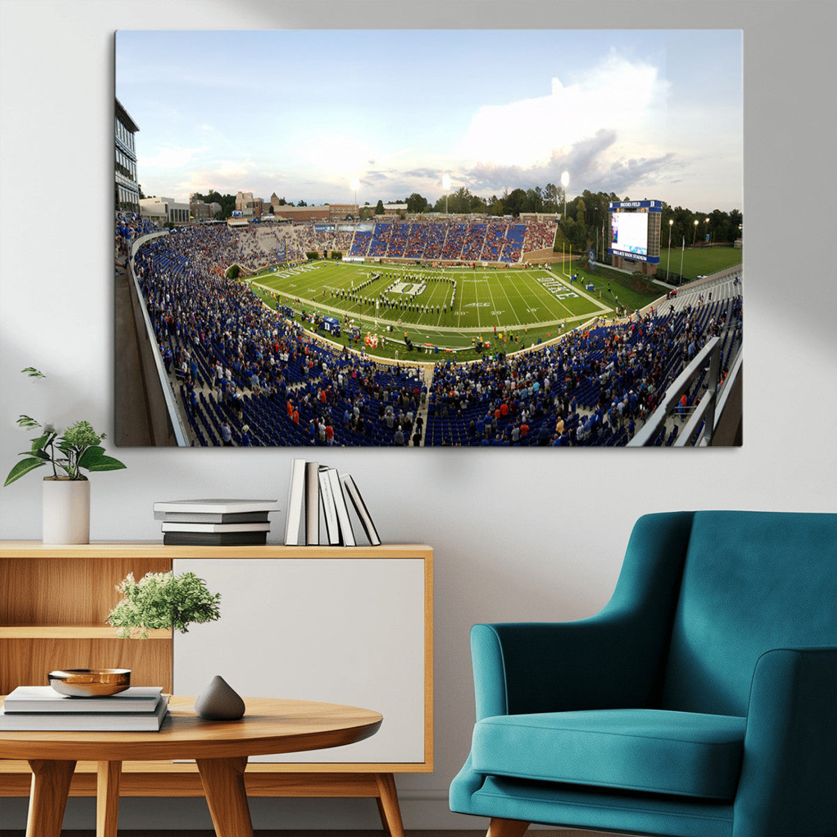 The Duke University Blue Devils Football Team Print - Durham