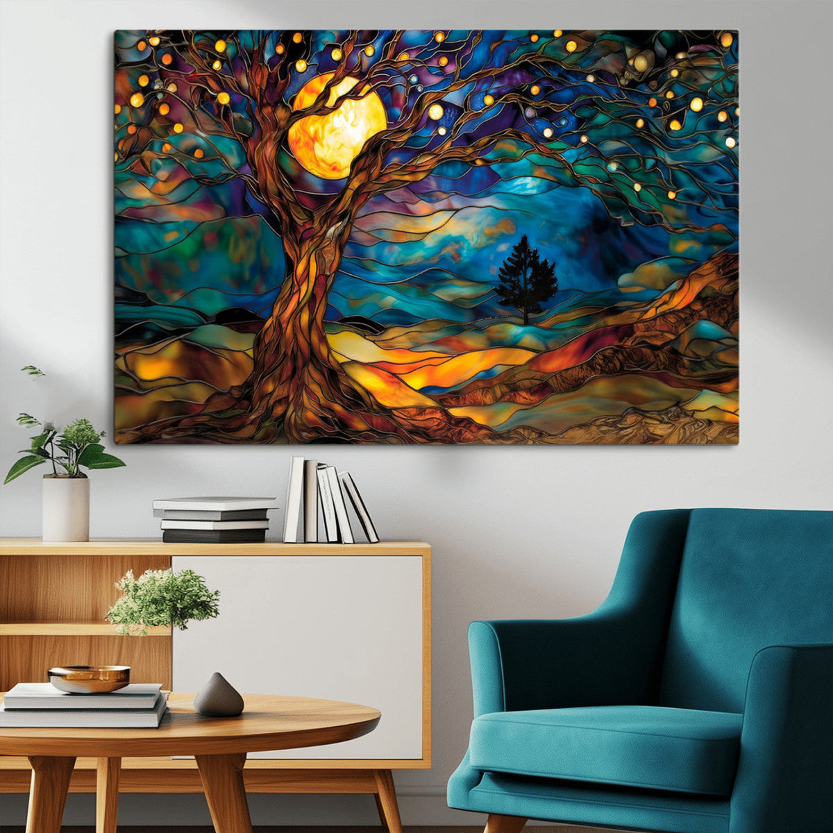 Tree of Life Wall Art - Yggdrasil Tree of Life Canvas Print