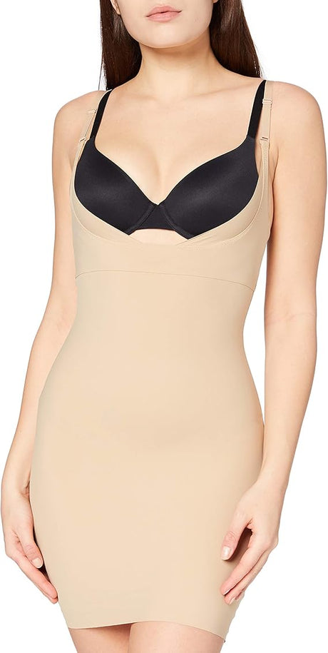 Maidenform-Women's-Take-Inches-Off-Wear-Your-Own-Bra-Shapewear-Slip-FL2541-at-Amazon-Women’s-Clothing-store:-Shapewear-Half-Slips-Bra