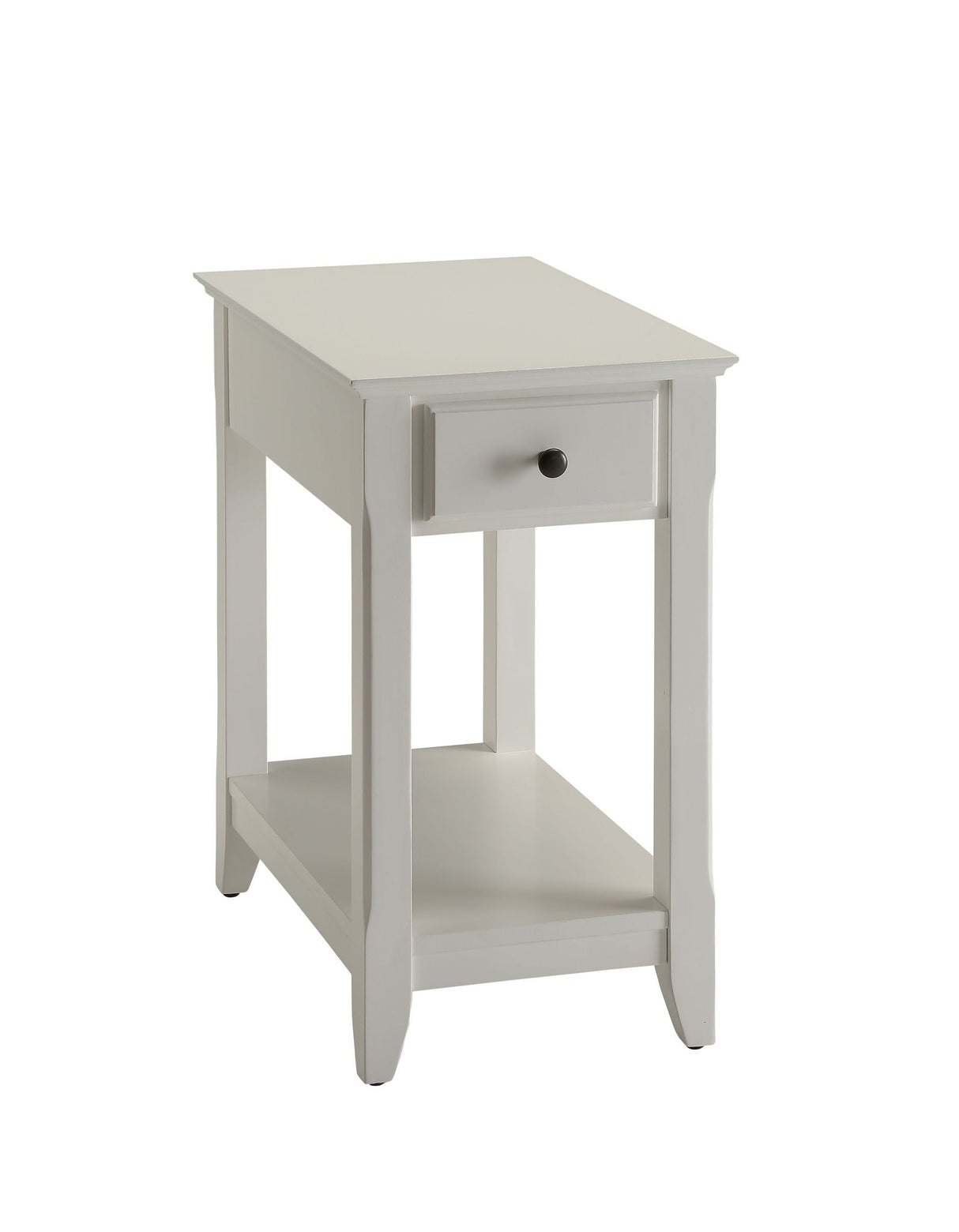 Bertie White Accent Table
