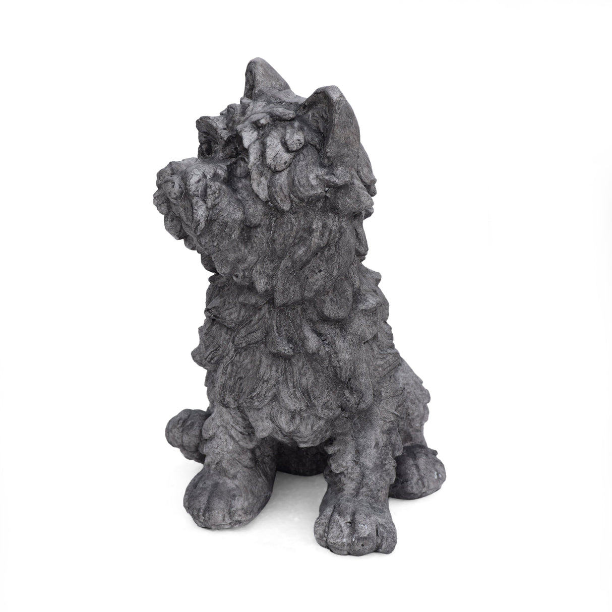 Cricket Dog Cast Stone Garden Statue