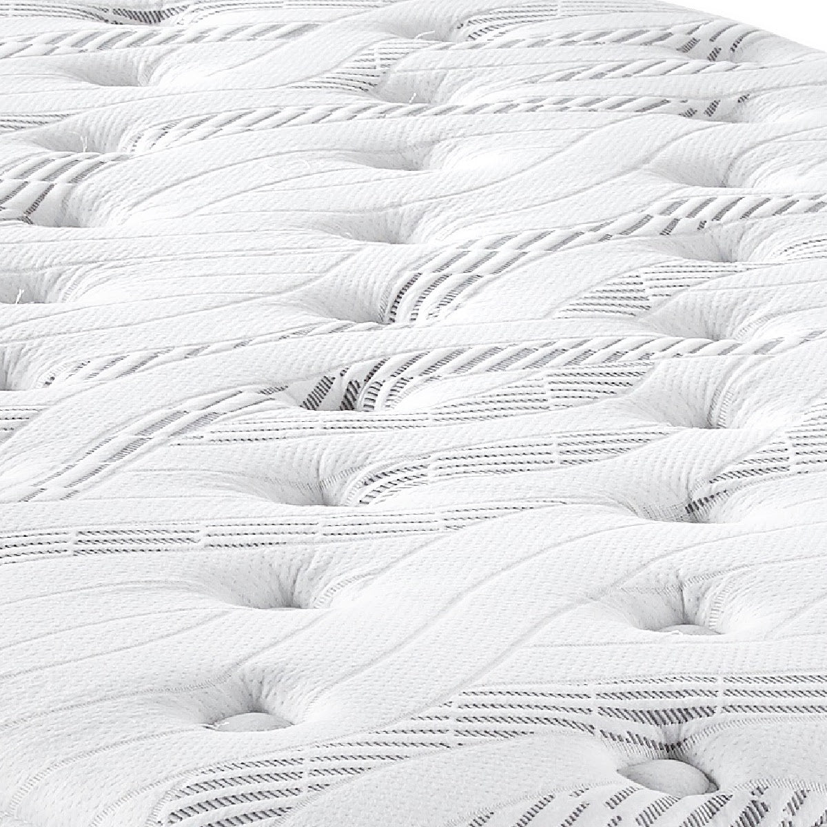 Md 10" quilted hybrid mattress, medium firm