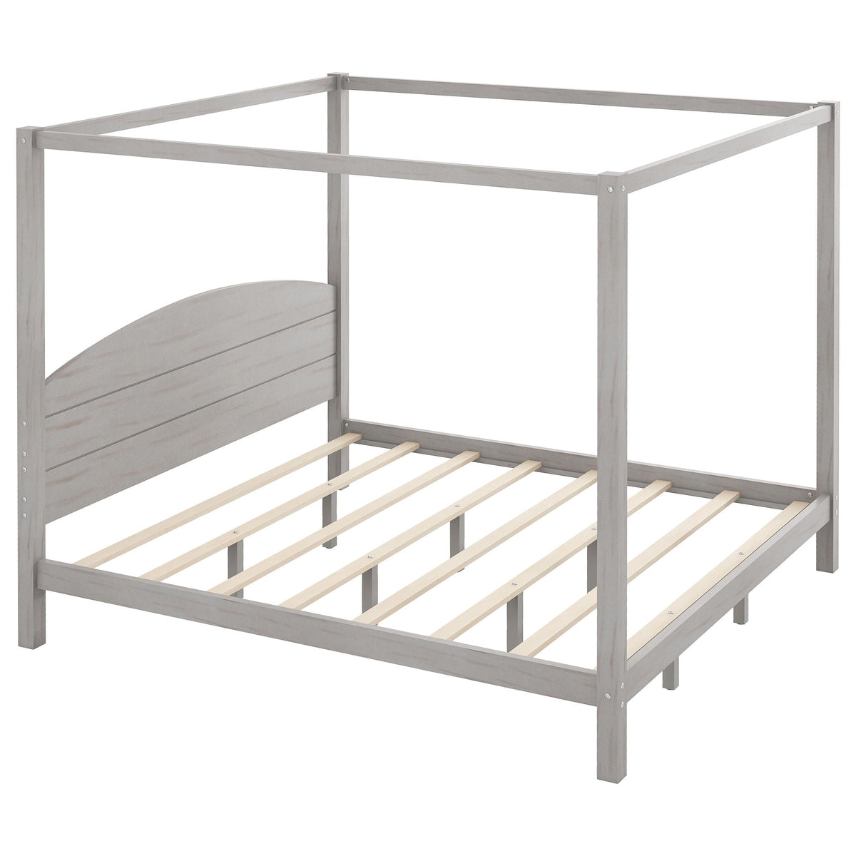 anopy Platform Bed With Headboard And Support Legs
