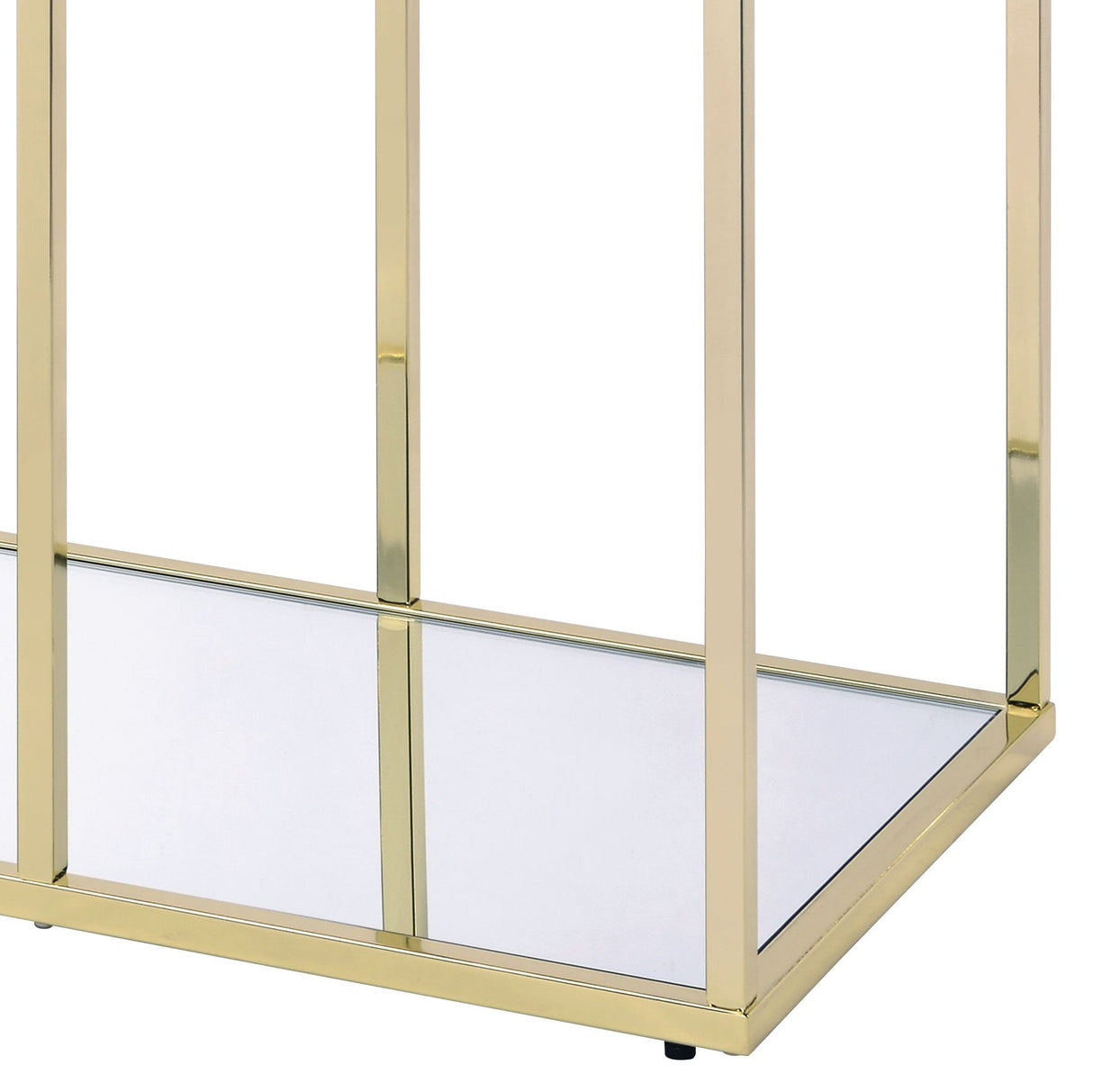 Uchenna Clear Glass & Metal Table
