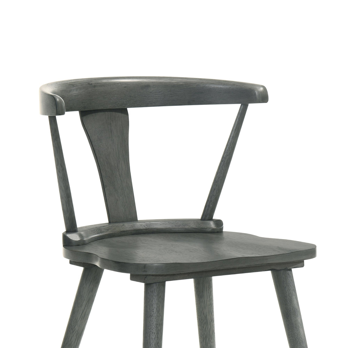 Modern Farmhouse Wood Dining Chairs, Set of 2