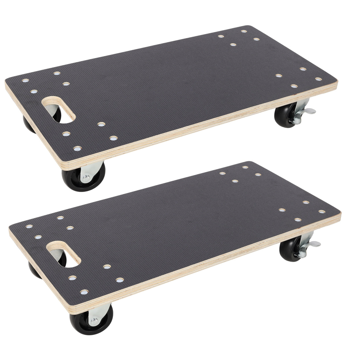 Furniture Moving Wooden Dolly with 4 PP Wheels (2 Pack)