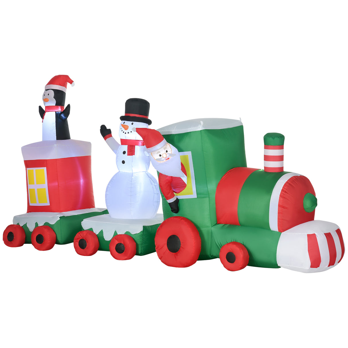 HOMCOM-11ft-Christmas-Inflatables-Outdoor-Decorations-Holiday-Train-Holiday-Yard-Decor