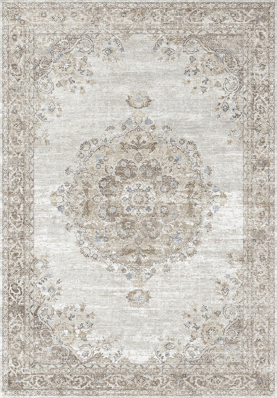 Oxford Collection Medallion Area Rug