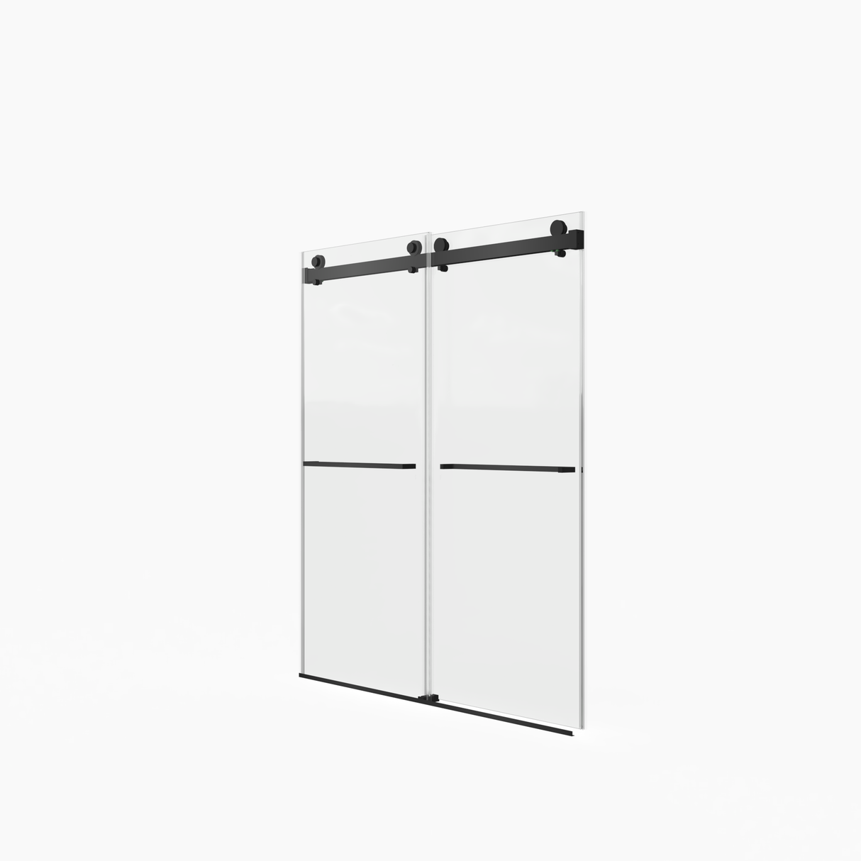 Frameless Double Sliding Shower Door