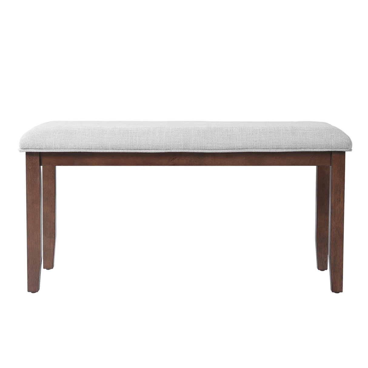 6 Piece Extendable Dining Table Set, Wood Table With Removable Leaf, 4 Upholstered Chairs And Bench - Cherry