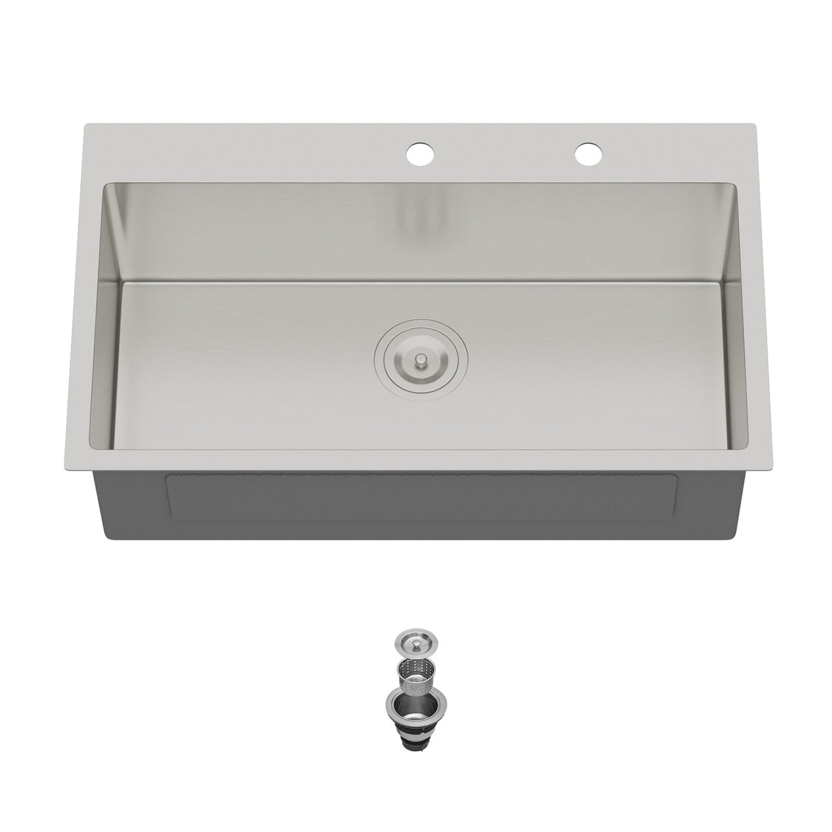 33 Inch Topmount Sink - Stainless Steel Kitchen Sink