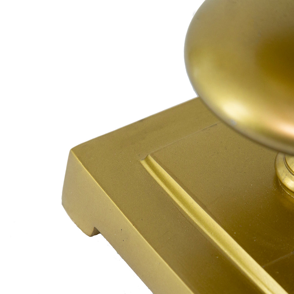 16x16x29.8 Gold and Black Table Lamp with Contemporary Disc Design