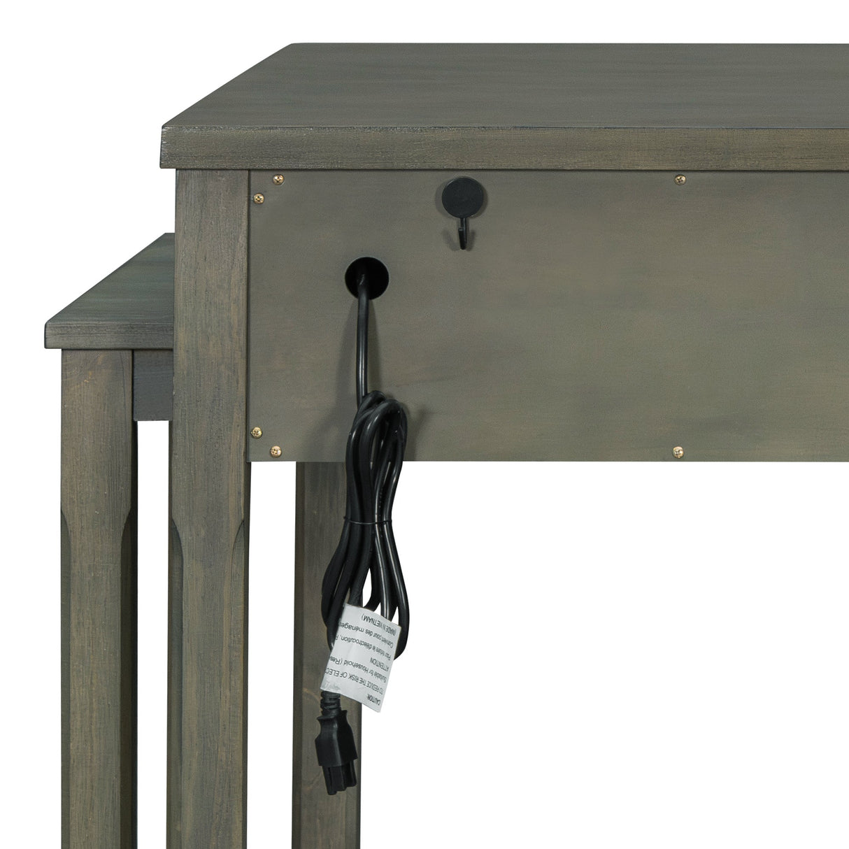 TREXM Extendable Kitchen Island with Storage