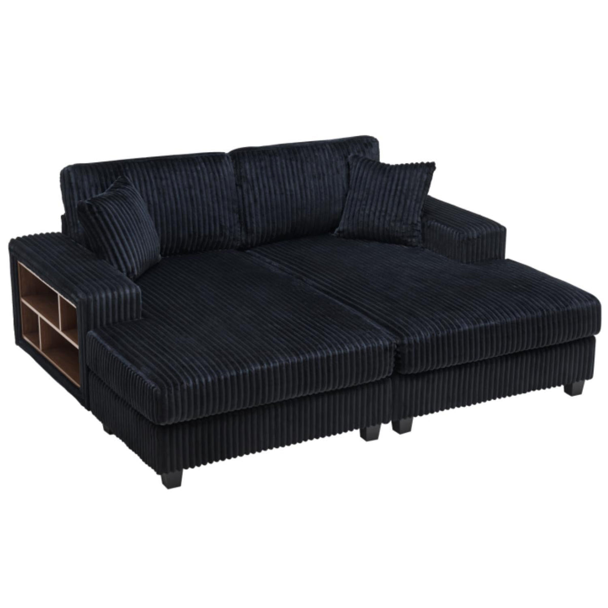 Convertible Sectional Sofa, Sleeper Oversized Living Room Lounge
