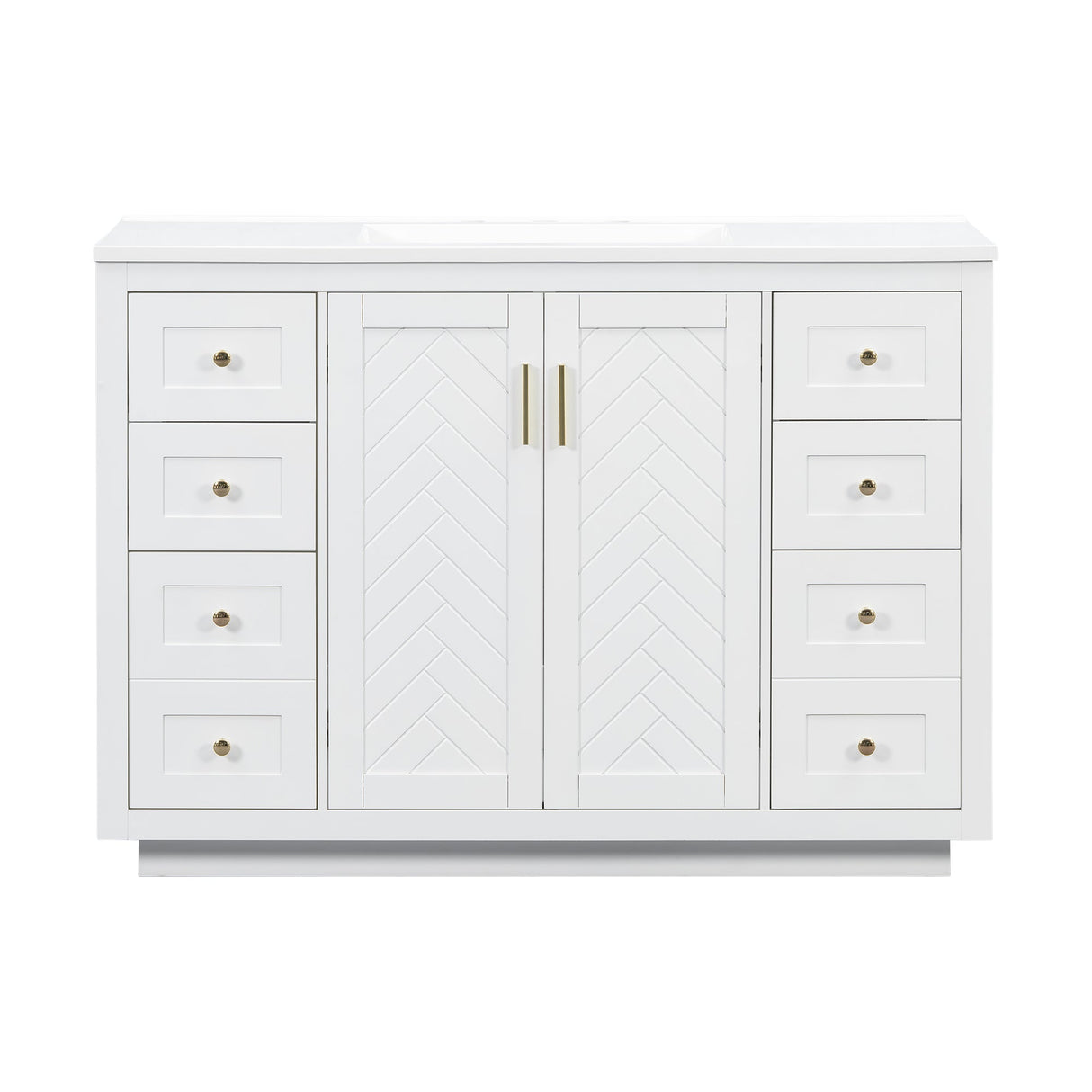 48" Bathroom Vanity with Sink Top